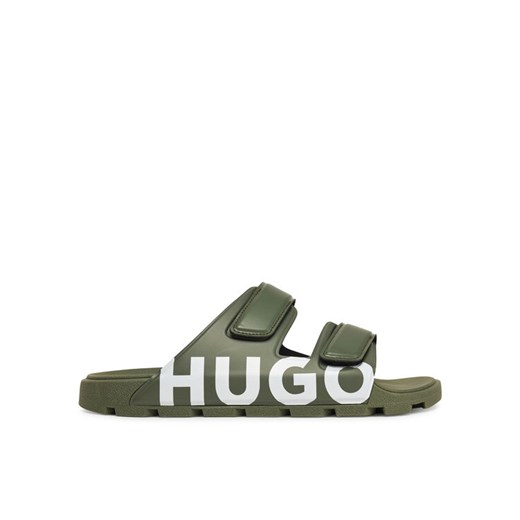 HUGO Klapki Evander 50542042 Zielony 41 MODIVO