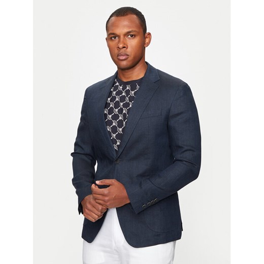 JOOP! Marynarka Hoverest 30041961 Granatowy Slim Fit ze sklepu MODIVO w kategorii Marynarki męskie - zdjęcie 182710847