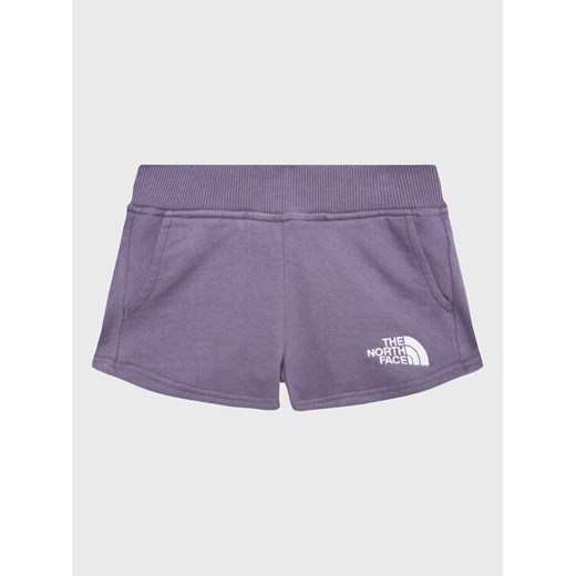 The North Face Szorty sportowe NF0A82EK Fioletowy Regular Fit ze sklepu MODIVO w kategorii Spodenki dziewczęce - zdjęcie 182710857