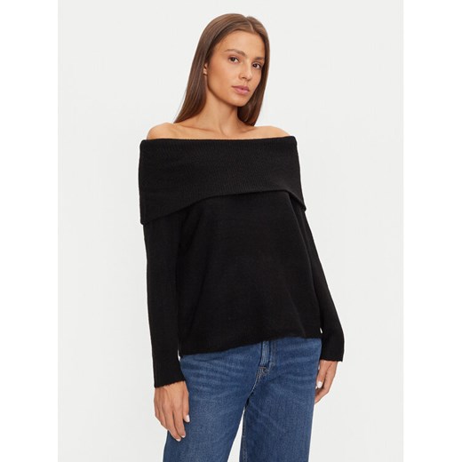Brave Soul Sweter LK-248EVERLYNA Czarny Regular Fit ze sklepu MODIVO w kategorii Swetry damskie - zdjęcie 182710868