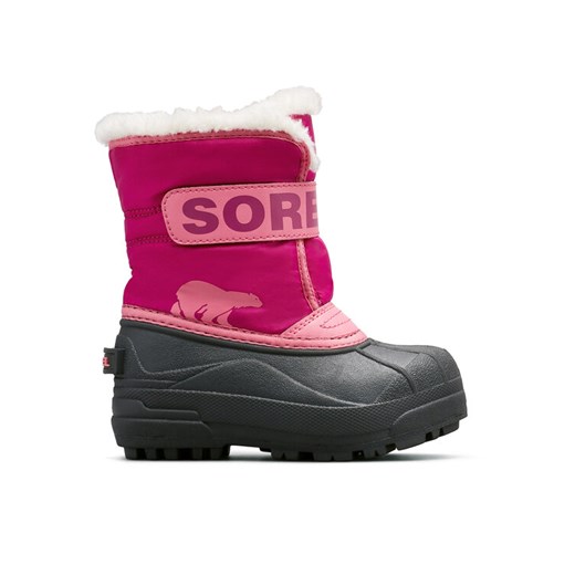 Sorel Śniegowce Snow Commander™ 2114101652 Różowy ze sklepu MODIVO w kategorii Buty zimowe dziecięce - zdjęcie 182710885