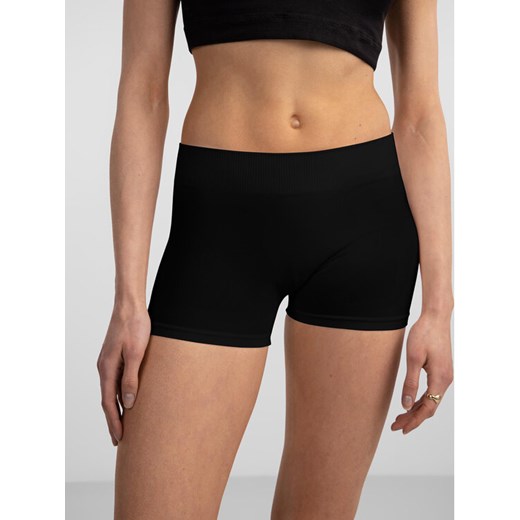 Pieces Szorty materiałowe 17065440 Czarny Slim Fit ze sklepu MODIVO w kategorii Piżamy damskie - zdjęcie 182710917