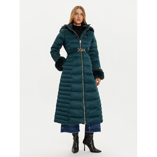 Marciano Guess Kurtka puchowa Jastin 4BGL20 7187A Zielony Regular Fit ze sklepu MODIVO w kategorii Kurtki damskie - zdjęcie 182710946