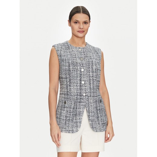 Guess Kamizelka W5GN85 WH7I0 Szary Regular Fit ze sklepu MODIVO w kategorii Kamizelki damskie - zdjęcie 182710966