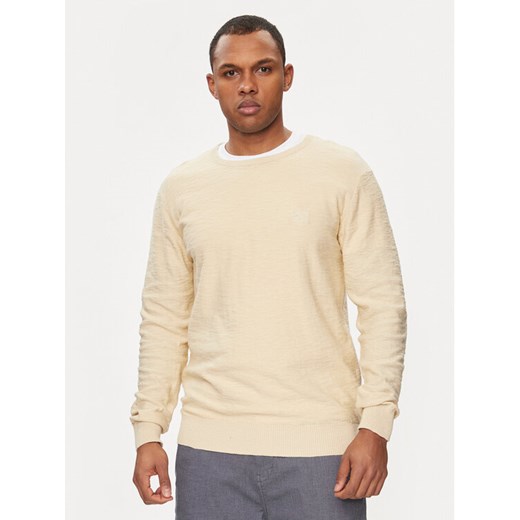 INDICODE Sweter Hugolia 30-459 Beżowy Regular Fit ze sklepu MODIVO w kategorii Swetry męskie - zdjęcie 182711125