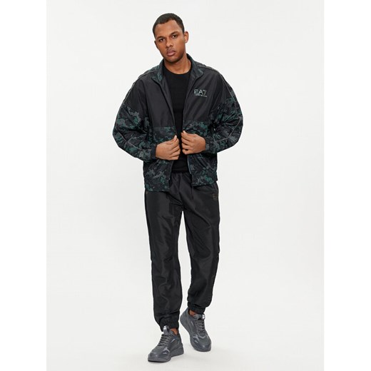 EA7 Emporio Armani Dres 3DPV03 PNP6Z 1200 Czarny Regular Fit ze sklepu MODIVO w kategorii Dresy męskie - zdjęcie 182711127
