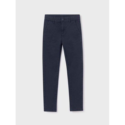 Mayoral Spodnie materiałowe 530 Granatowy Slim Fit ze sklepu MODIVO w kategorii Spodnie chłopięce - zdjęcie 182711137