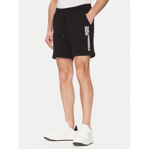 Karl Lagerfeld Jeans Szorty sportowe A2M10166 Czarny Regular Fit ze sklepu MODIVO w kategorii Spodenki męskie - zdjęcie 182711265