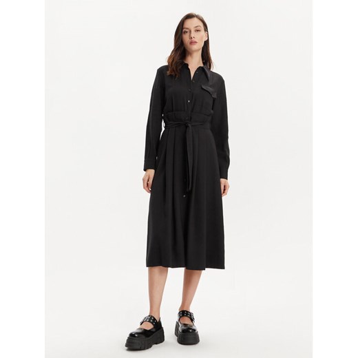 MAX&Co. Sukienka koszulowa Armilla 2416221032200 Czarny Regular Fit ze sklepu MODIVO w kategorii Sukienki - zdjęcie 182711377