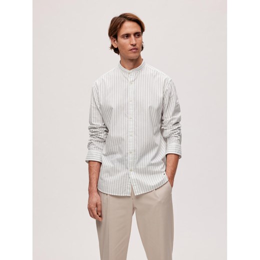 Selected Homme Koszula 16088354 Biały Regular Fit ze sklepu MODIVO w kategorii Koszule męskie - zdjęcie 182711409