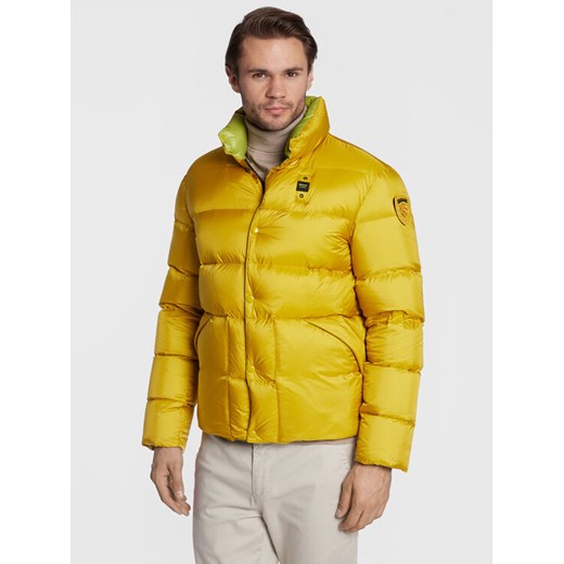 Blauer Kurtka puchowa Fletcher BLUC03219 006365 Żółty Regular Fit ze sklepu MODIVO w kategorii Kurtki męskie - zdjęcie 182711459