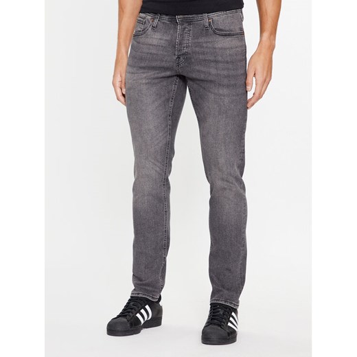 Jack&Jones Jeansy 12243599 Szary Slim Fit ze sklepu MODIVO w kategorii Jeansy męskie - zdjęcie 182711496