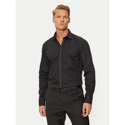 Hugo Koszula Keidi 50524849 Czarny Slim Fit ze sklepu MODIVO w kategorii Koszule męskie - zdjęcie 182711526