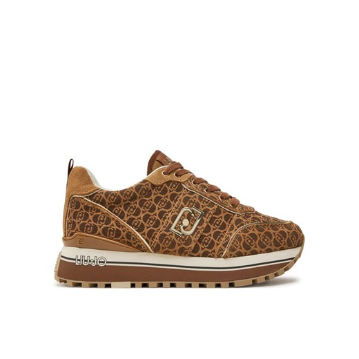 Liu Jo Sneakersy Maxi Wonder 71 BF4003 PX195 Brązowy ze sklepu MODIVO w kategorii Buty sportowe damskie - zdjęcie 182711546