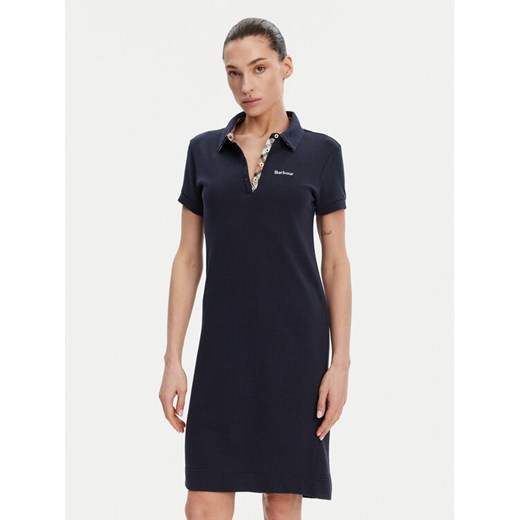 Barbour Sukienka codzienna LDR0416NY13 Granatowy Regular Fit ze sklepu MODIVO w kategorii Sukienki - zdjęcie 182711585