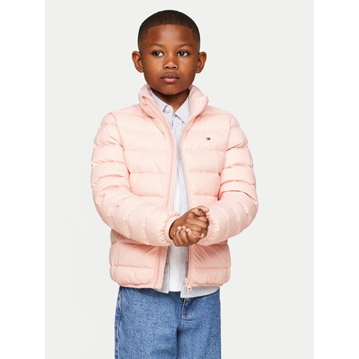 Tommy Hilfiger Kurtka puchowa KS0KS00568 Różowy Regular Fit ze sklepu MODIVO w kategorii Kurtki dziewczęce - zdjęcie 182711607