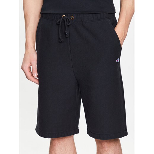 Champion Szorty sportowe 218650 Czarny Regular Fit ze sklepu MODIVO w kategorii Spodenki męskie - zdjęcie 182711725