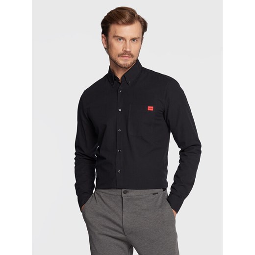 Hugo Koszula Evito 50479302 Czarny Slim Fit ze sklepu MODIVO w kategorii Koszule męskie - zdjęcie 182711726