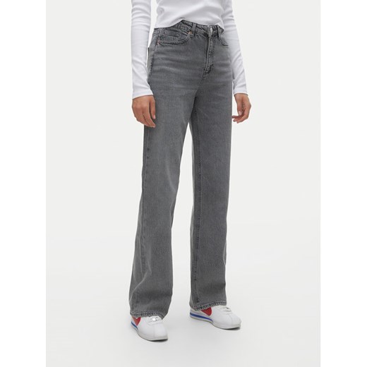 Vero Moda Jeansy Tessa 10287304 Szary Wide Leg ze sklepu MODIVO w kategorii Jeansy damskie - zdjęcie 182711739