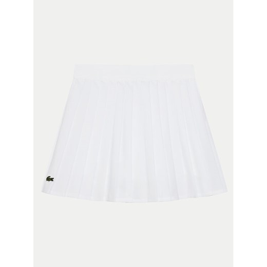 Lacoste Spódnica plisowana JJ7341 Biały Regular Fit ze sklepu MODIVO w kategorii Spódnice dziewczęce - zdjęcie 182711757