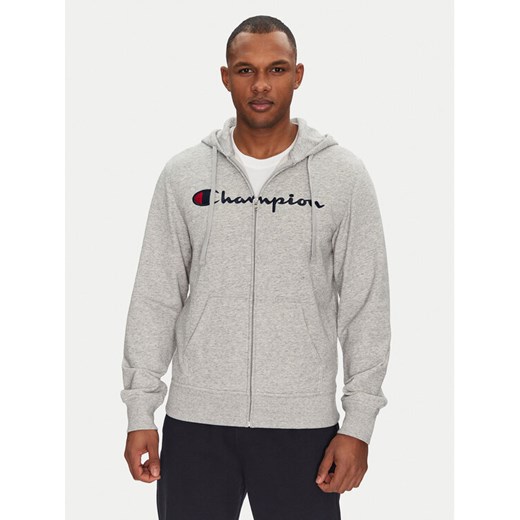 Champion Bluza 220728 Szary Slim Fit ze sklepu MODIVO w kategorii Bluzy męskie - zdjęcie 182711798
