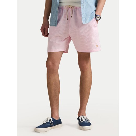 Polo Ralph Lauren Szorty kąpielowe 710957784004 Różowy Classic Fit ze sklepu MODIVO w kategorii Kąpielówki - zdjęcie 182711807
