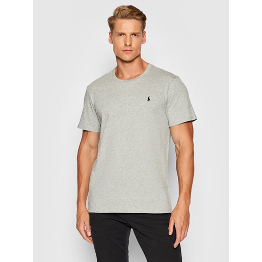 Polo Ralph Lauren T-Shirt Sle 714844756003 Szary Regular Fit ze sklepu MODIVO w kategorii T-shirty męskie - zdjęcie 182711885