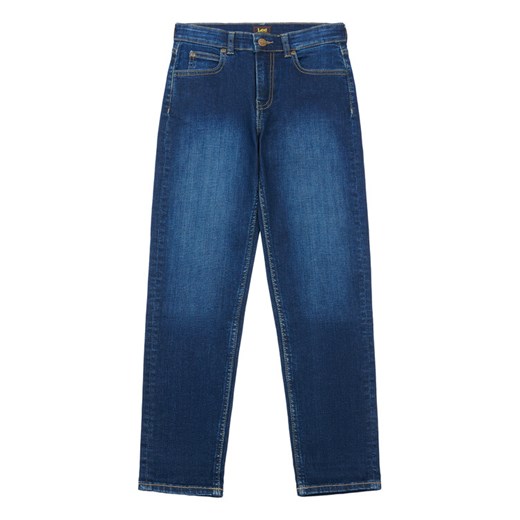 Lee Jeansy West LEE0016 Granatowy Relaxed Fit ze sklepu MODIVO w kategorii Spodnie dziewczęce - zdjęcie 182711927