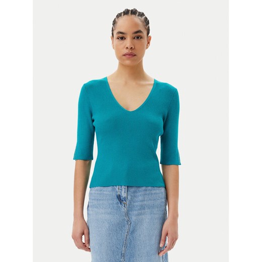 Morgan Sweter 251-MCHAMPI Zielony Slim Fit ze sklepu MODIVO w kategorii Swetry damskie - zdjęcie 182711977