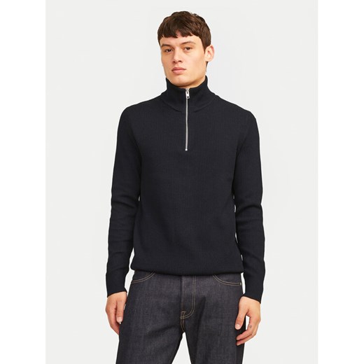 Jack&Jones Sweter Perfect 12257773 Czarny Regular Fit ze sklepu MODIVO w kategorii Swetry męskie - zdjęcie 182711986