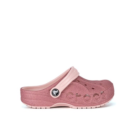 Crocs Klapki BAYA GLITTER CLOG KIDS 207015-6SR Różowy ze sklepu MODIVO w kategorii Klapki dziecięce - zdjęcie 182711998