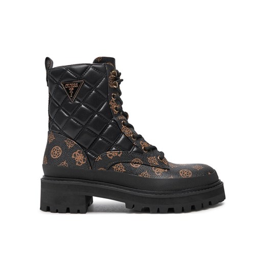 Guess Botki Badae2 FLFBD2 FAL10 Czarny ze sklepu MODIVO w kategorii Botki - zdjęcie 182712009