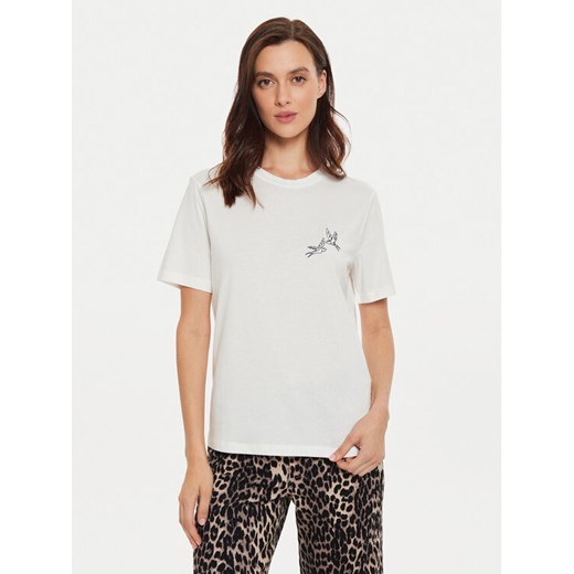 Vila T-Shirt Sybil 14097370 Biały Regular Fit ze sklepu MODIVO w kategorii Bluzki damskie - zdjęcie 182712089