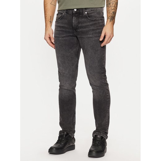 Calvin Klein Jeans Jeansy J30J326520 Szary Slim Fit ze sklepu MODIVO w kategorii Jeansy męskie - zdjęcie 182712115