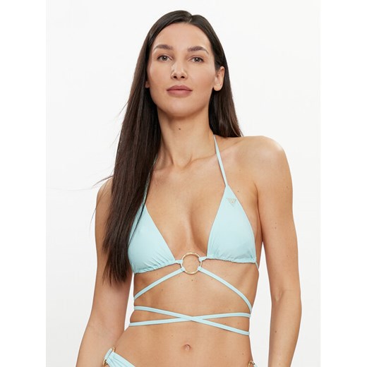 Guess Góra od bikini E4GJ45 MC04R Błękitny ze sklepu MODIVO w kategorii Stroje kąpielowe - zdjęcie 182712136