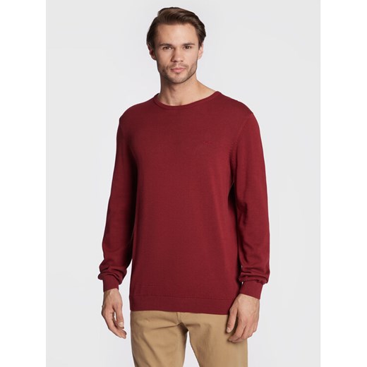 s.Oliver Sweter 2040664 Czerwony Regular Fit ze sklepu MODIVO w kategorii Swetry męskie - zdjęcie 182712148