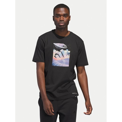 adidas T-Shirt All Day I Dream About Summer JI9417 Czarny Regular Fit ze sklepu MODIVO w kategorii T-shirty męskie - zdjęcie 182712245