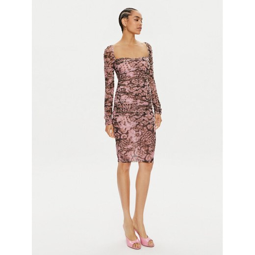 Pinko Sukienka codzienna Anfitrione 103300 A1Q2 Kolorowy Slim Fit ze sklepu MODIVO w kategorii Sukienki - zdjęcie 182712255