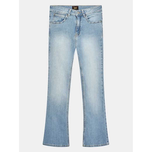 Lee Jeansy Breese Flare LEG5006 Niebieski Regular Fit ze sklepu MODIVO w kategorii Spodnie dziewczęce - zdjęcie 182712318
