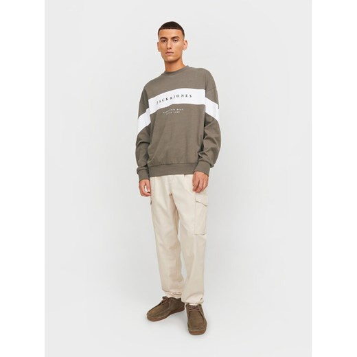 Jack&Jones Bluza Etimo 12249979 Zielony Loose Fit ze sklepu MODIVO w kategorii Bluzy męskie - zdjęcie 182712345