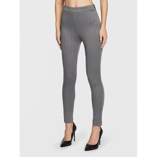 Liu Jo Spodnie materiałowe WF2203 J4044 Szary Slim Fit ze sklepu MODIVO w kategorii Spodnie damskie - zdjęcie 182712385