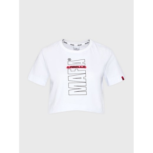 LaBellaMafia T-Shirt 25870 Biały Regular Fit ze sklepu MODIVO w kategorii Bluzki damskie - zdjęcie 182712407