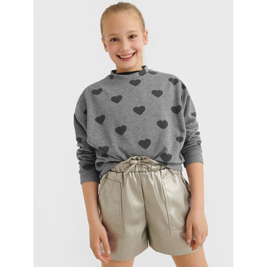Mayoral Bluza 7474 Szary Relaxed Fit ze sklepu MODIVO w kategorii Bluzy dziewczęce - zdjęcie 182712408