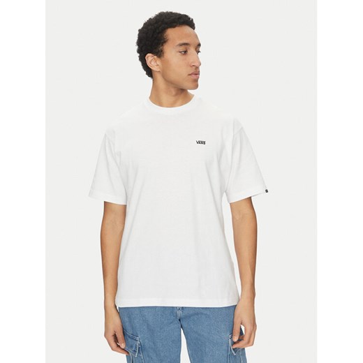 Vans T-Shirt Left Chest II VN000P1P Biały Loose Fit ze sklepu MODIVO w kategorii T-shirty męskie - zdjęcie 182712446
