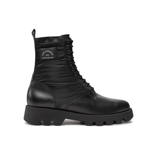 KARL LAGERFELD Trzewiki KL11170 Czarny Karl Lagerfeld 41 MODIVO