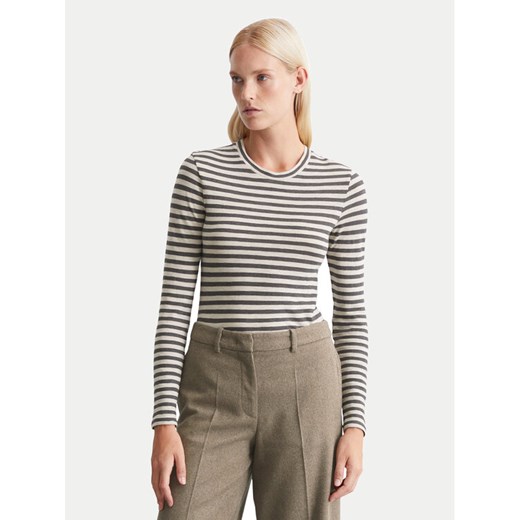 Marc O'Polo Bluzka 409 2196 52467 Beżowy Regular Fit ze sklepu MODIVO w kategorii Bluzki damskie - zdjęcie 182712568