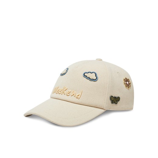 Weekend Max Mara Czapka z daszkiem Urbania 2515571054 Écru ze sklepu MODIVO w kategorii Czapki z daszkiem damskie - zdjęcie 182712586