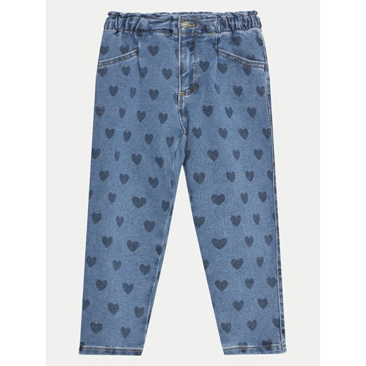 United Colors Of Benetton Jeansy 4OERGE027 Niebieski Slouchy Fit ze sklepu MODIVO w kategorii Spodnie dziewczęce - zdjęcie 182712589
