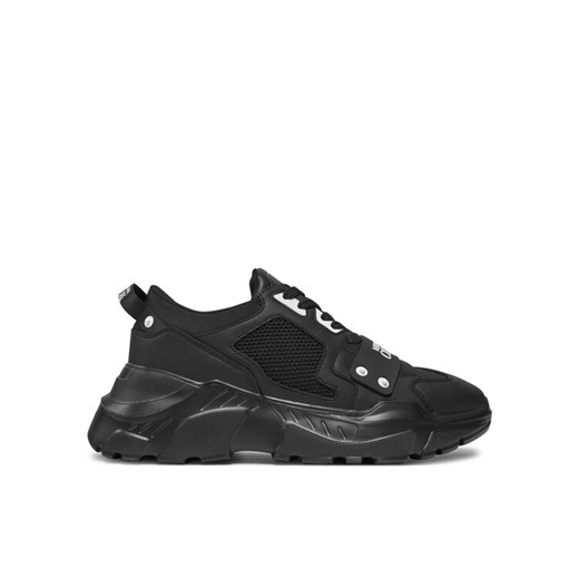 Versace Jeans Couture Sneakersy Speedtrack 77YA3SC4 Czarny ze sklepu MODIVO w kategorii Buty sportowe męskie - zdjęcie 182712605