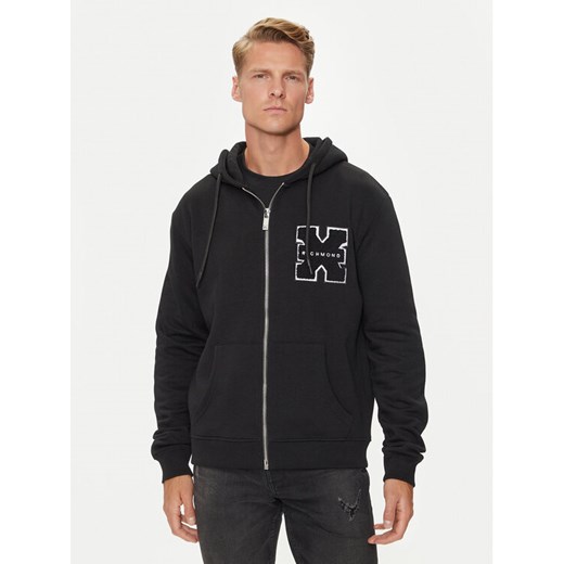 Richmond X Bluza Trison UMA24037FE Czarny Regular Fit ze sklepu MODIVO w kategorii Bluzy męskie - zdjęcie 182712638